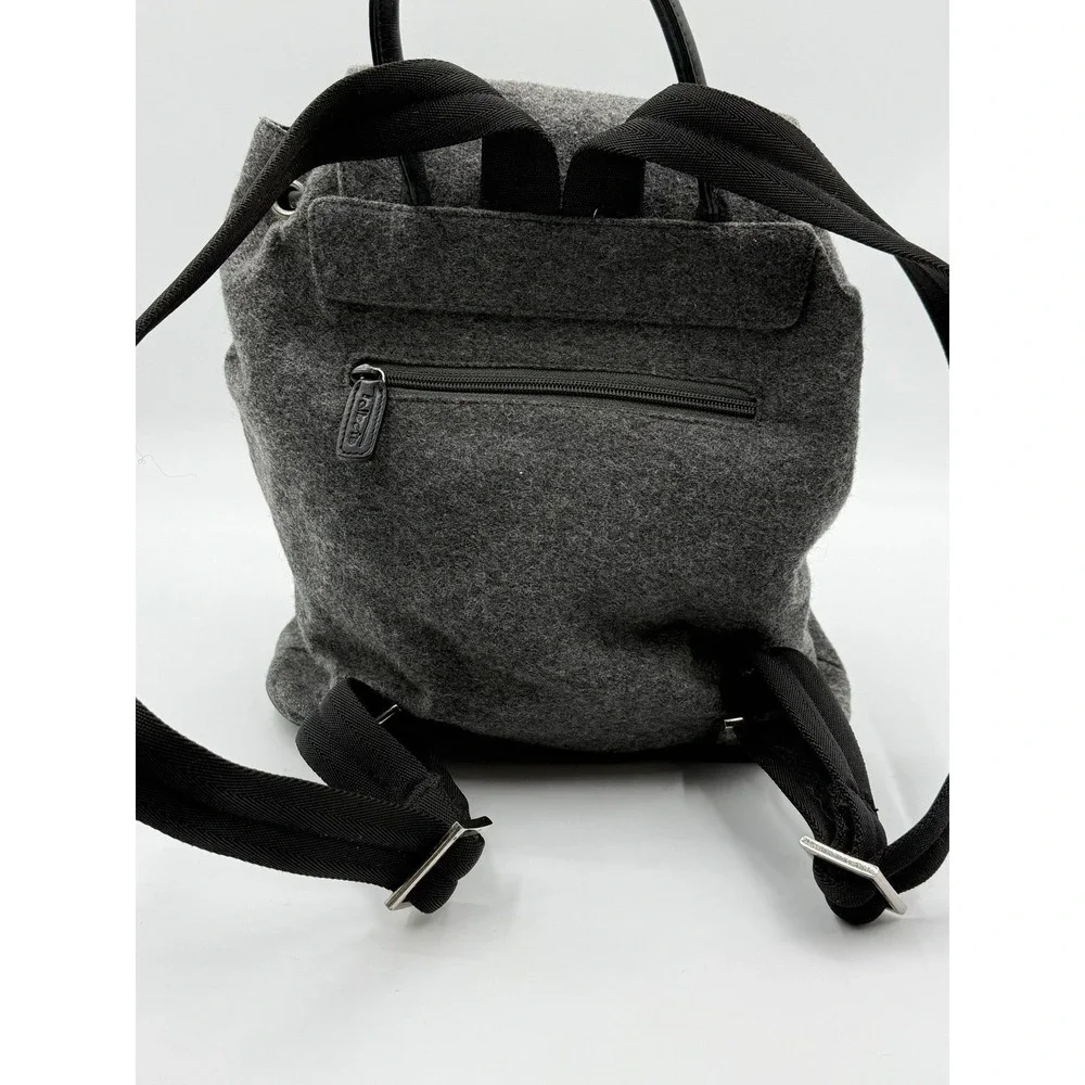 B17 Vintage Talbots Wool Blend Backpack Grey